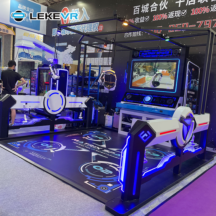 LEKE VR Game Zone 4 jugadores Matrix Space Wholsale Vr Walk Zombie Game Simulator Virtual Relity Room